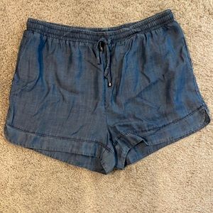 Denim shorts